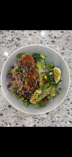 Miso and lime glazed Salmon (GF) (DF)